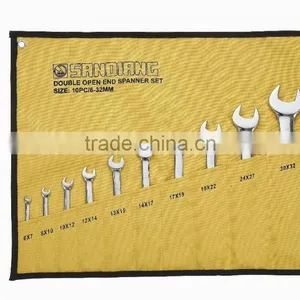Double Open End Wrench With Canvas Bag thumbnail-1