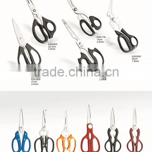 Plastic Handle Blue Stainless Steel Kitchen Scissors RTKS008AP thumbnail-4