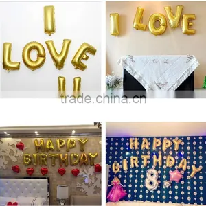 16 Inch Foil Balloons Party Decorative Foil Balloons Number Letter Foil Balloons thumbnail-5
