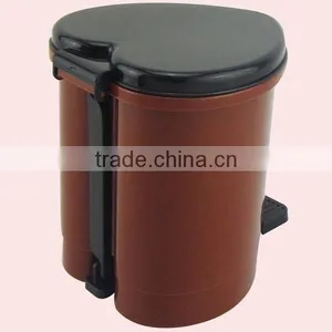 400ML Plastic Heart-shaped Office Dustbin thumbnail-3
