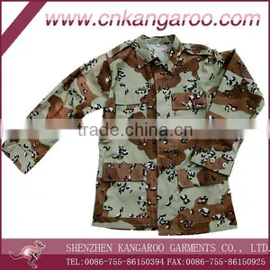Military Desert Battle Dress Uniform; Chocolate-Chip Camouflage BDU, Cookie Dough BDU Uniform thumbnail-1