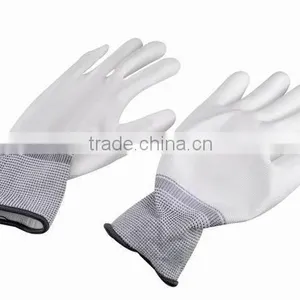 White pu Coated Gloves in PE Bag thumbnail-1