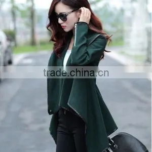 Women Lady Slim Long Wool Jacket Winter Warm Trench Coat Outwear Parka Cardigans thumbnail-6