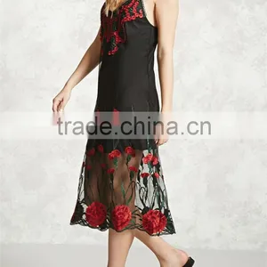 China Wholesale Fashion OEM Dresses Women Summer Women Mesh Dress thumbnail-2
