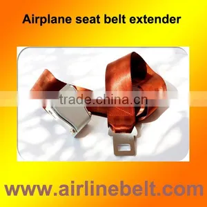 Authentical Airplane Aircraft Safety Seat Belt Buckle Seat Belt Extension Extender thumbnail-5