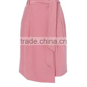 Top Fashion With Self Tie Wrap Trendy Designer Ladies Skirts thumbnail-2