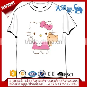 Wholesale 100% Cotton White t Shirt for Direct Printing thumbnail-1