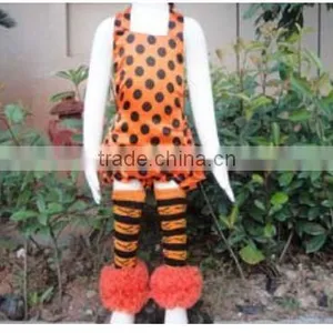 2016 Chian Product and Wholesale Halloween Set With Romper and Tops and Legging Warmer for Baby thumbnail-5
