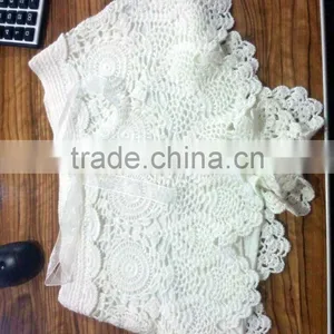 White Crochet Trousers thumbnail-3