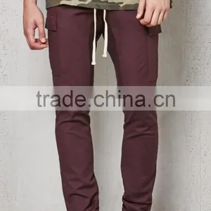 Drop Skinny Cargo Multi-pocket Mens Sweat Pants Slim Joggers thumbnail-1
