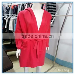 Wholesale Unisex Microfiber Bathrobe, Polyester Hooded Microfiber Bathrobe thumbnail-3