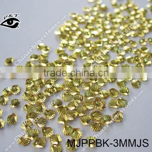 Nail Studs Shell Nail Studs 3MM Gold Color For Nail DIY thumbnail-2