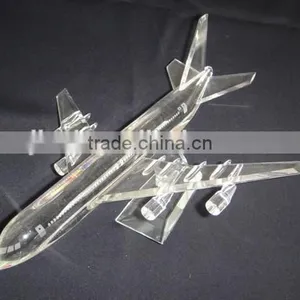 New Arrival Crystal Plane Model Crystal Airplane Aircraft Model thumbnail-2