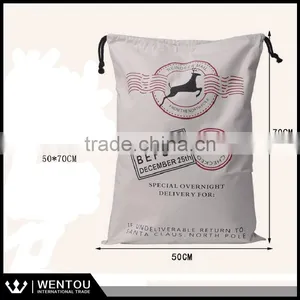 6 Designs Personalized Hessian Christmas Gift Bag Santa Sacks thumbnail-1