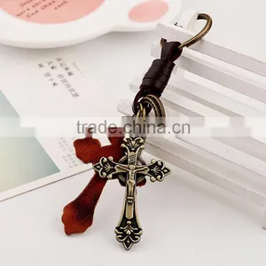 Pop Cross Custom Leather Key Holder/Punk Keyring & Key Ring Dubaa 2016 thumbnail-3