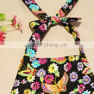 2017 Wholesale Colored Printed Flower Rompers Cotton Jumpsuit thumbnail-6