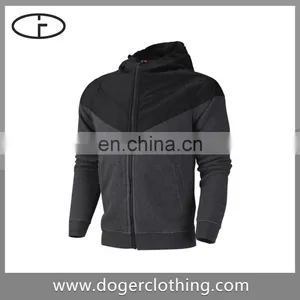 Amazing Quality Custom Zipper Long Sleeve Men Polo Hoodie for Sale thumbnail-1