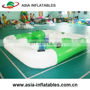 6 Person Inflatable Water Floating Island, Tropical Tahiti Floating Island For Adults Entertainment thumbnail-1