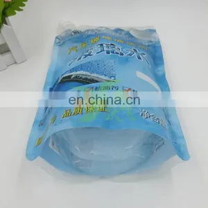 Factory Manufacture Customized 2L Glass Water Packaging Bag,liquid Packaging Plastic Spout Pouch thumbnail-4