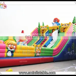 Top Fun Inflatable Pororo Funcity,inflatable Painting Playground,giant Inflatable Cartoon Amusement Park for Kids thumbnail-2