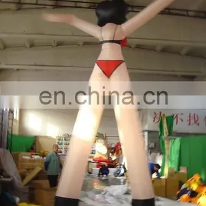 Customized High Performance Led Lighting Inflatable Air Dancer of Beauty thumbnail-3