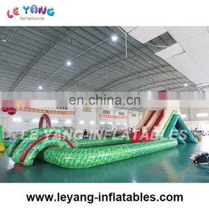 28 M Long LargeJungle Theme Water Slide Park Kids Inflatable Swimming Pool thumbnail-1
