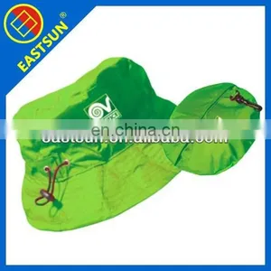 Cheap Hot Sale Fashionable Folding Nylon Ladies Summer Hat With Pouch and Printing Logo for Advertising Hat thumbnail-1