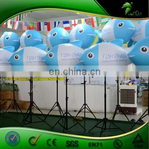 Events Romantic Decorations Tripod Inflatable Light LED Fishing Float Light Balloon Model thumbnail-5