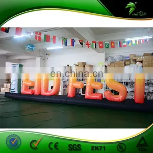 Hot Sale Advertising Parade Inflatable Letter / Custom Led Light Up Letter at Factory Price thumbnail-1
