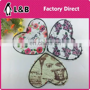 Fashion Design Double Side Patch With Colorful Sequin thumbnail-6