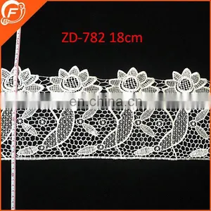 2014 Hotsale Oganic Embroidered Lace Trim Flower Pattern for Women Bags thumbnail-1