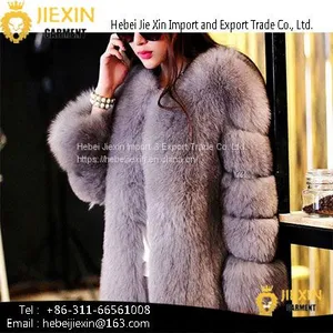 Women Coats Winter Ombre Clothing Ladies Faux Fur Coats thumbnail-1