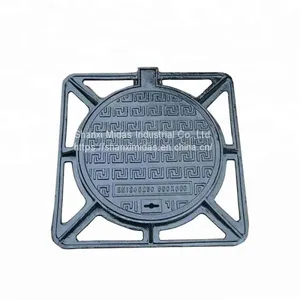 EN124 Cast Iron Rain Manhole Cover Weight, Communication Manhole Cover thumbnail-4