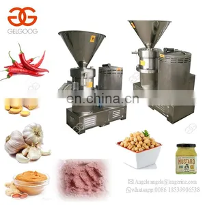 High Definition Fruit Jam Chili Paste Cocoa Peanut Butter Making Machinery Colloid Mill Chicken Bone Paste Grinder Machine thumbnail-1