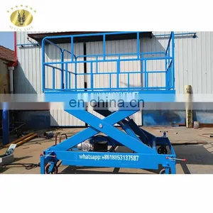 7LSJY Shandong SevenLift 1000KG 3m High Manual Electrical Power Hydraulic Scissor Heavy Duty Electric Hydraulic Lift Table thumbnail-4