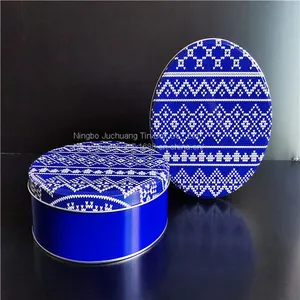 Round Metal Tins Candy Chocolate & Coffee Silk-screen Printing Screw Top Tins thumbnail-3