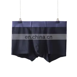 Modal Solid Color Breathable Seamless Boxer Factory Direct Men's Underwear thumbnail-6