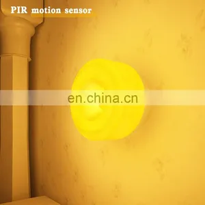 Factory Price Eye Caring Pir Human Induction Night Lamp Motion Sensor Wall Lamp Auto off Round Shape thumbnail-3