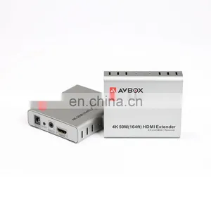 Extender 164ft(50m) 4K 30Hz Over Single Cat5e/6a/7 Ethernet Cable IR Control 3D Compliant EDID thumbnail-3