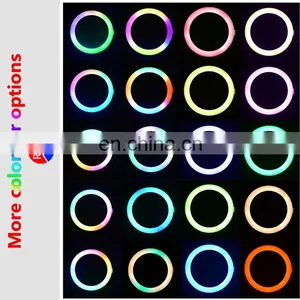 New Arrival 10 Inch Makeup Beauty RGB Ring Lamp Soft Led Selfie Ring Light With Adjustable Tripod Stand thumbnail-5
