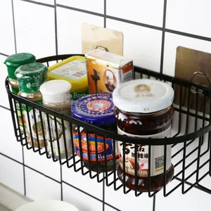 Wall-Mounted Spice Storage Rack Multifunctional Kitchen Storage Rack thumbnail-1