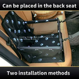 Oxford Breathable Folding Soft Washable Travel Bags Pet Products Dog Car Seat Carrier thumbnail-5