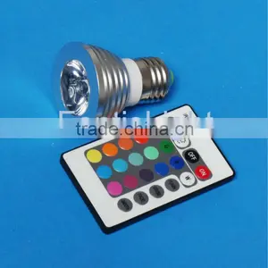 3W RGB Spotlight MR16/GU10/E27 Lifespan Over 30000 Hours thumbnail-1