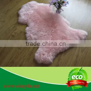 Pink Sheepskin Modern Rugs thumbnail-1