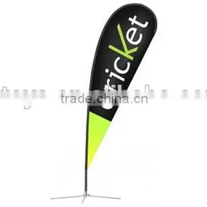 Custom Outdoor Printed Feather Beach Flag thumbnail-1