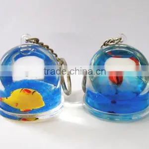 Promotional Custom Shaped With 3D Dog Floater Acrylic Keychain, Wholesale Plastic Keyring thumbnail-2