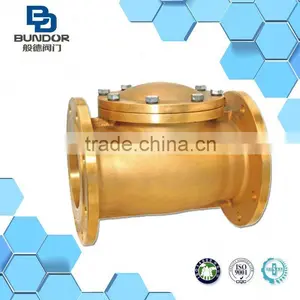 Brass ANSI 1/4" Double Flange Swing Check Valve Price thumbnail-4
