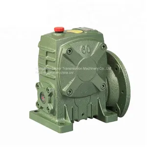 Wp Series 1400rpm Electric Motor Horizontal Worm Cast Iron Industrial Use Gearbox thumbnail-3