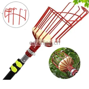 Best Selling 13 Foot Garden Tools Twist on Light Weight Adjustable Telescopic Fruit Picker With Basket and Pole thumbnail-2