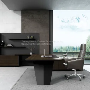 Modern Executive Desk Office 3002 L Shape Executive Desk For Sale Manager Desks For Sale thumbnail-3